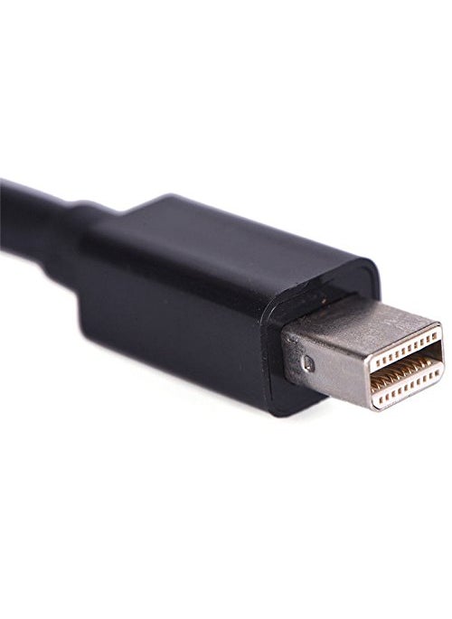 Technotech Technotech Mini DP DisplayPort to HDMI Female Adapter for Apple MacBook MacBook Air MacBook Pro and Mac Mini Black  - Image 3
