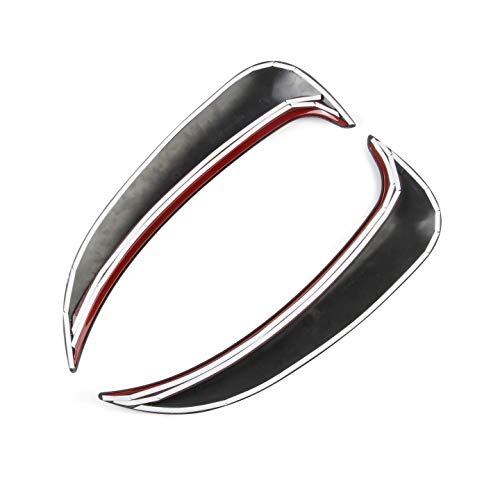 crosselec Carbon Fiber Front Door Side Fender Scoops Fin Vents for Dodge Charger 2015 2016 21017 2018 2019 2020 2021 - Image 3