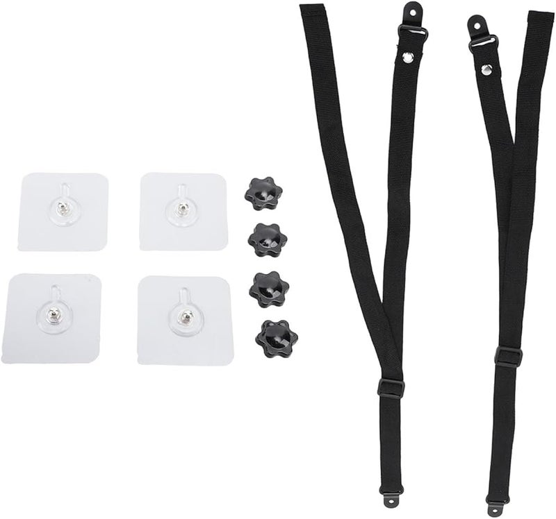 Anti Tip TV Safety Straps with Adhesive for TV Monitors and Decorative Paintings Easy Installation - Image 2