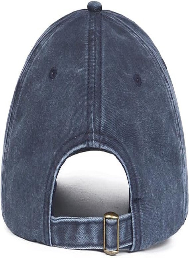 Alexvyan Blue Plain Breathable Head Caps for Unisex with Adjustable Strap in Summer for Men & Women Sports Cap - Image 3