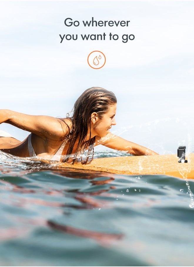 APEMAN - Action Camera 4K 60fps video & 20MP photos ØŒ2 inch IPS real-color touchscreen ,Robust & 40M waterproof ,Wireless remote control ,loop video ,time lapse, slow motion - Image 1