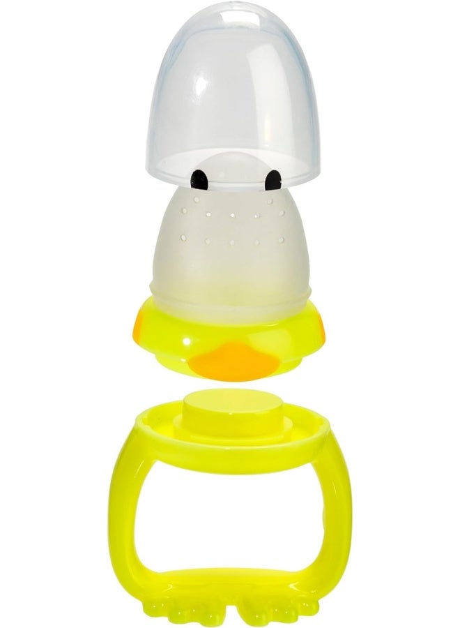 melii Baby Food Feeder and Teether - 2 Pack Duck Shaped Feeding Teethers, BPA-Free Silicone Feeder for Safe Self-Feeding - Image 5