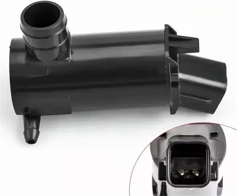 Black Windshield Washer Pump For Hyundai Accent Sonata Elantra IX35 Rio Cerato Forte Spectra - Image 3