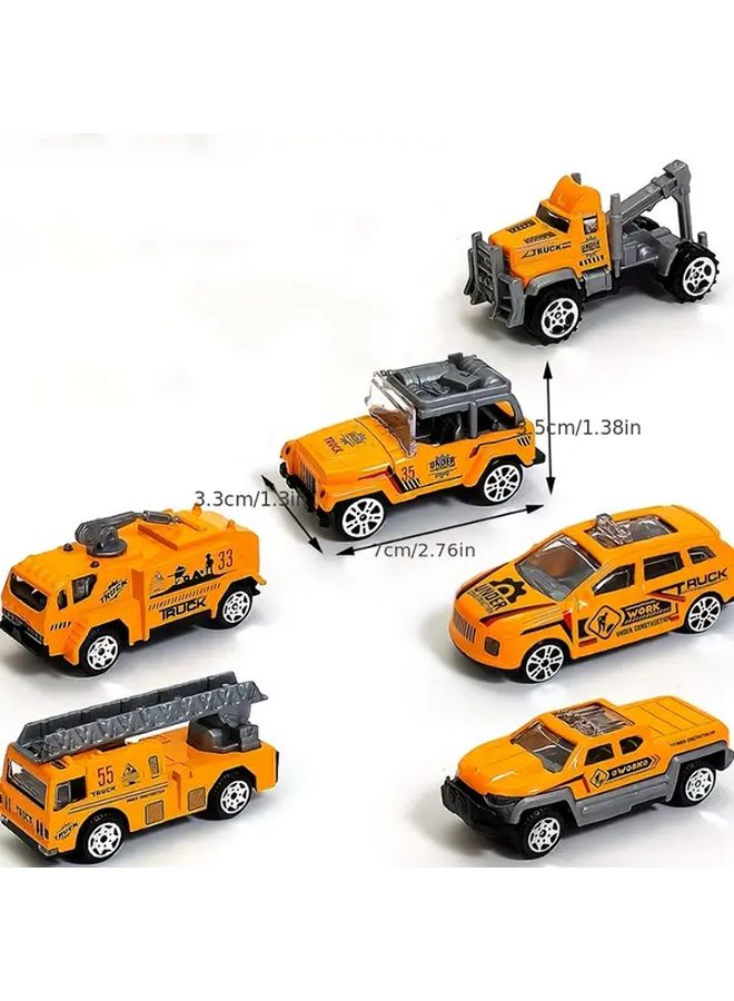Mini Sliding Metal Puzzle Engineering Vehicle Creative Decorating Toy For Boys - Image 3