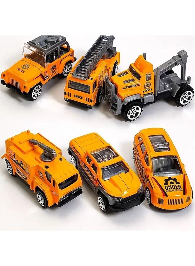 Mini Sliding Metal Puzzle Engineering Vehicle Creative Decorating Toy For Boys - Image 4