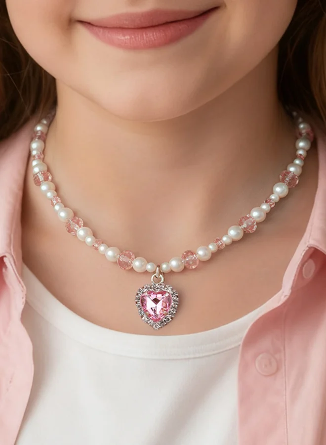 Take Two  Pink Heart Pendant Necklace for Women | Best Price UAE