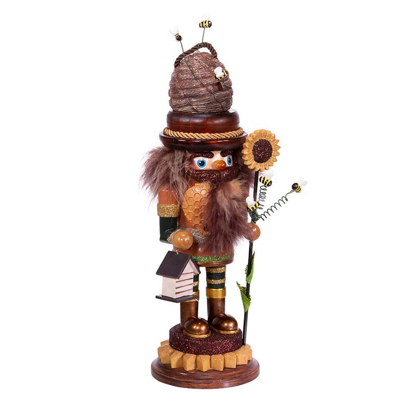 Kurt S. Adler 15Inch Hollywood Bee Keeper Nutcracker Multicolor 