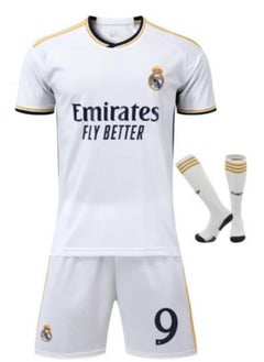 General Kids Football Jersey Set, No.9 Football Soccer Jersey, Football Soccer Jersey Tracksuits Kit for Kids Youth  - Image 1