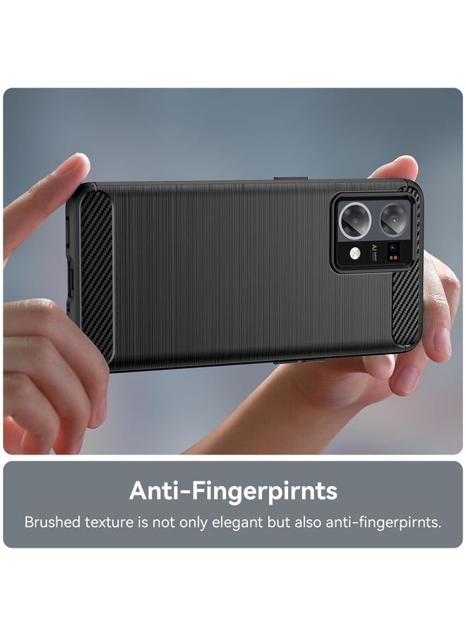 اس-توب جراب لهاتف OPPO F21 Pro مصنوع من ألياف الكربون TPU بملمس ناعم - Image 5