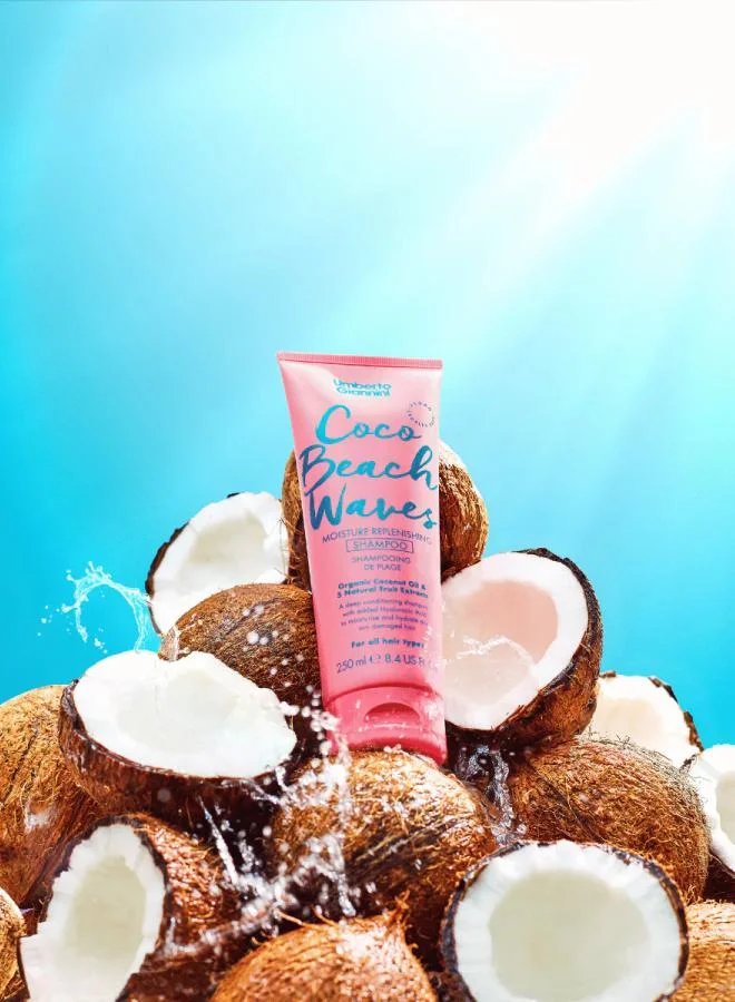 Umberto Giannini Coco Beach Waves Moisture Replenishing Shampoo 250Ml