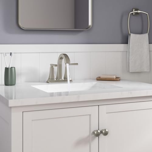 American Standard 7426201295 Belmeade TwoHandle 4Inch Centerset Bathroom Faucet 12 GPM Brushed Nickel - Image 3