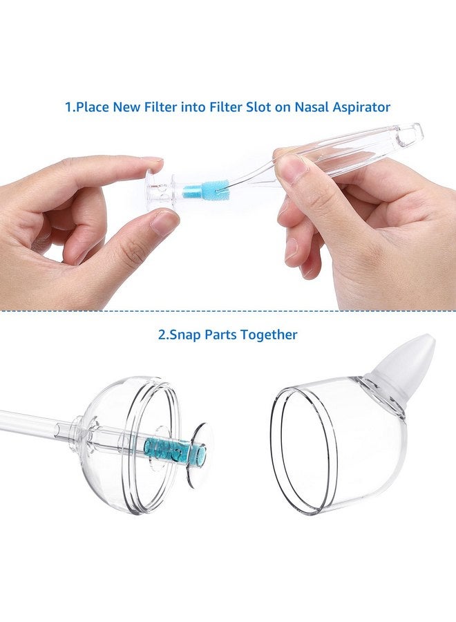 GROWNSY GROWNSY 120 PCS Premium Nasal Aspirator Hygiene Filters for Grownsy/NoseFrida/NeilMed /Molucky/Mr. Pen Nasal Aspirator and Other Similar Nasal Aspirator  - Image 4
