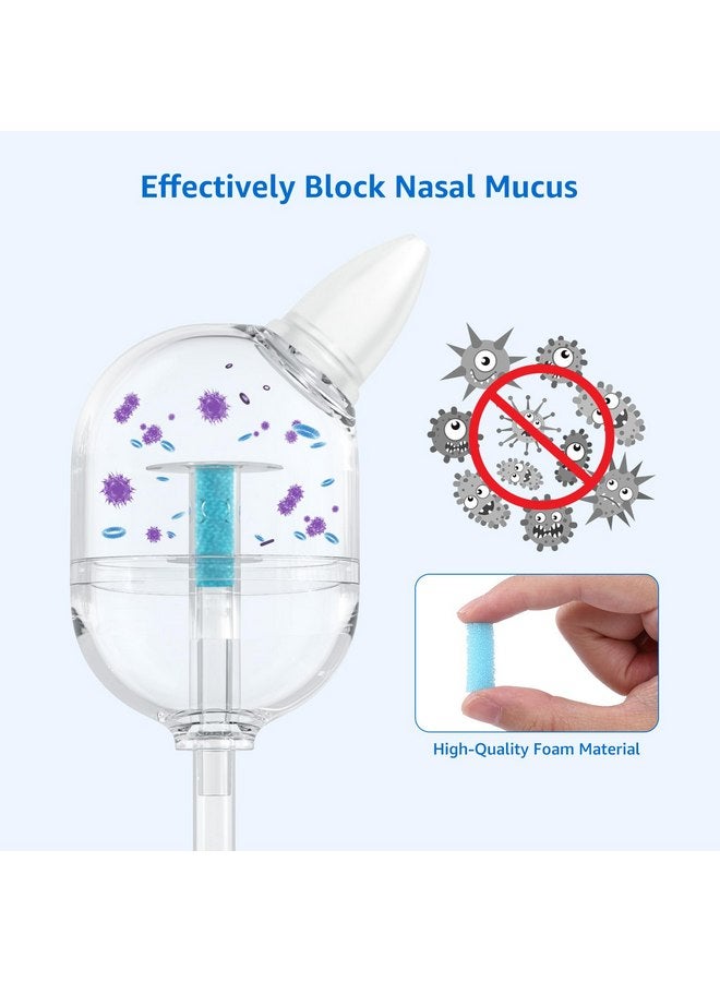 GROWNSY GROWNSY 120 PCS Premium Nasal Aspirator Hygiene Filters for Grownsy/NoseFrida/NeilMed /Molucky/Mr. Pen Nasal Aspirator and Other Similar Nasal Aspirator  - Image 3