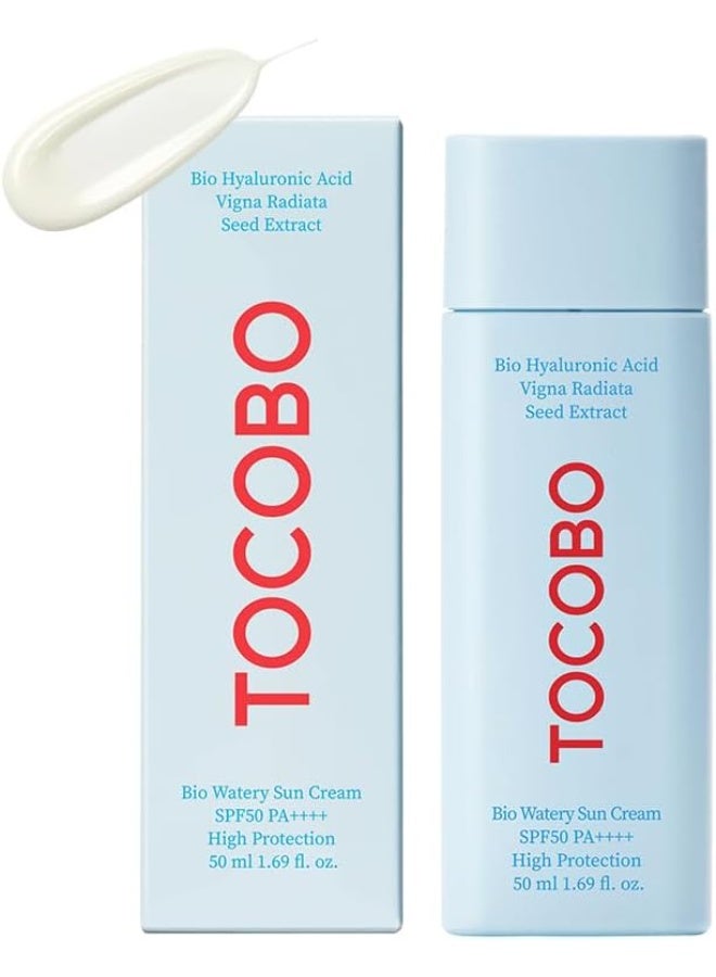 Tocobo Bio Watery Sun Cream SPF50+ PA++++ 50ml Vegan Hydrating Sunscreen - Image 1