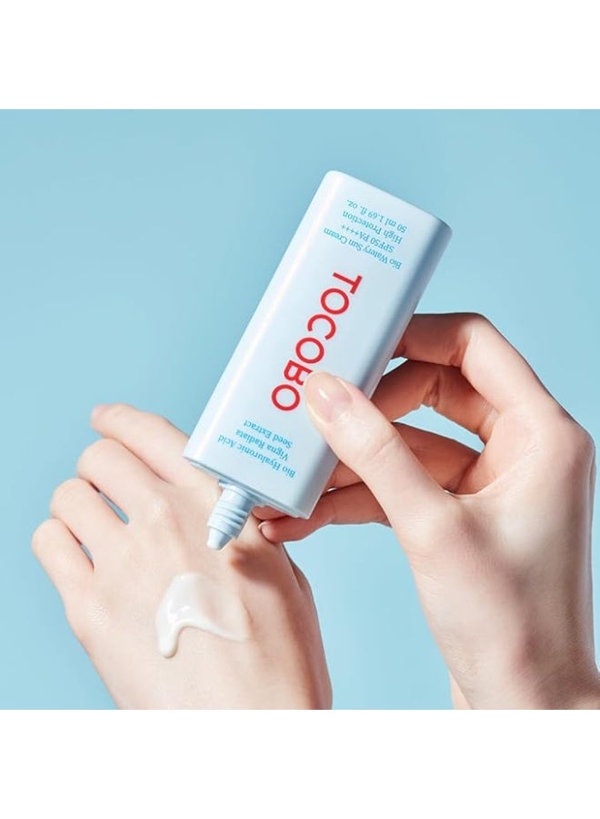 Tocobo Bio Watery Sun Cream SPF50+ PA++++ 50ml Vegan Hydrating Sunscreen - Image 4