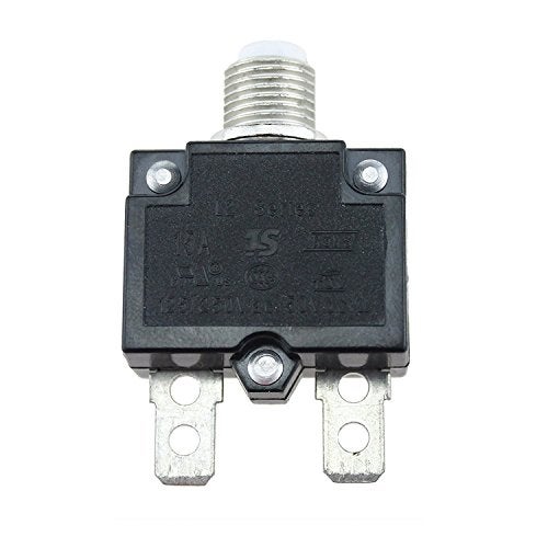 T Tocas 5pcs Push Button Reset 15A Circuit Breakers with Quick Connect Terminals and Waterproof Button Cap - Image 5