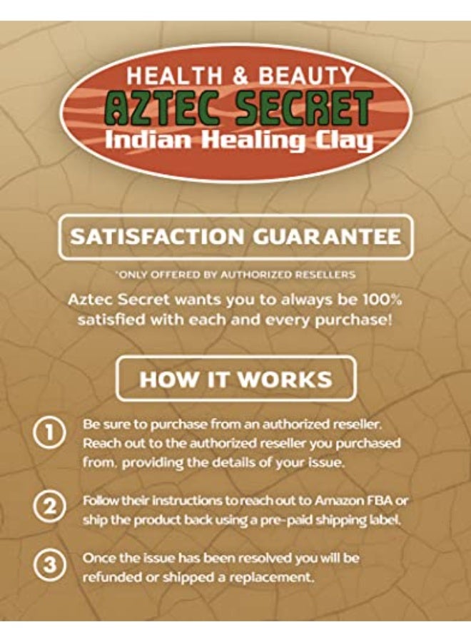 Aztec Secret– Indian Healing Clay 16 Oz – Deep Pore Cleansing Facial & Body Mask – The Original 100% Natural Calcium Bentonite Clay – New Version 2 - Image 5