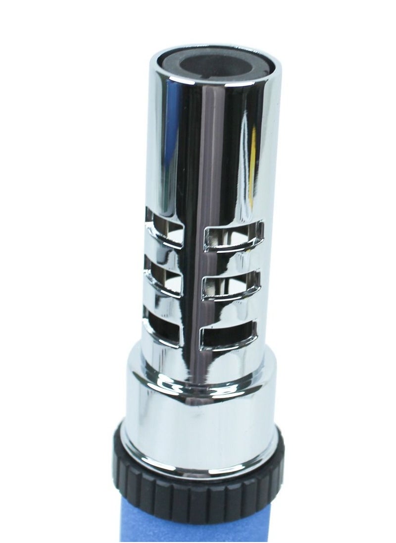 ISHWAZ - High Firepower Gas Lighter Windproof Candle Torch Turbine Lighter Refillable Best Choice For Picnic Camping  BBQ Deserts Etc Full Safe - Image 1