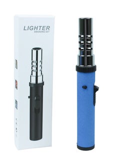 High Firepower Gas Lighter Windproof Candle Torch Turbine Lighter Refillable Best Choice For Picnic Camping  BBQ Deserts Etc Full Safe