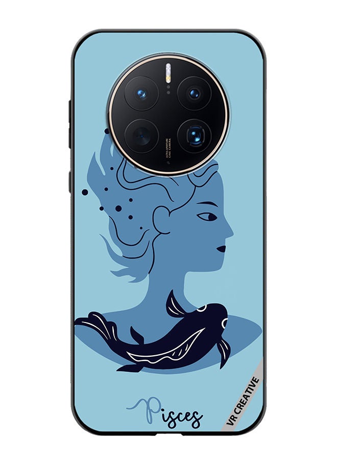 VR CREATIVE Protective Case Cover For Huawei Mate 50 Pro Pisces Zodiac Sign 2 Design Multicolour - Image 1