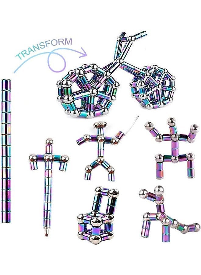 Arabest Magnetic Pen with 13 Rings,Magnet Pen for Creative Writing,Intellectual Learning and Stress Reduction,Ideal Magnetic Fidget Toy and Fidget Magnets Gifts for Family or Friends  - Image 5