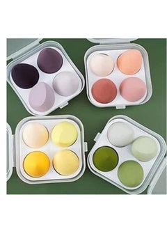 Generic Beauty Blender Plate - Multicolor, 4 Pieces 