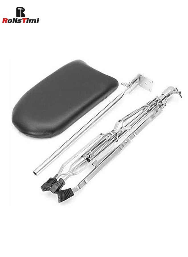 RollsTimi  Tattoo Shelf Bracket Rest Stand Silver/Black - Image 3