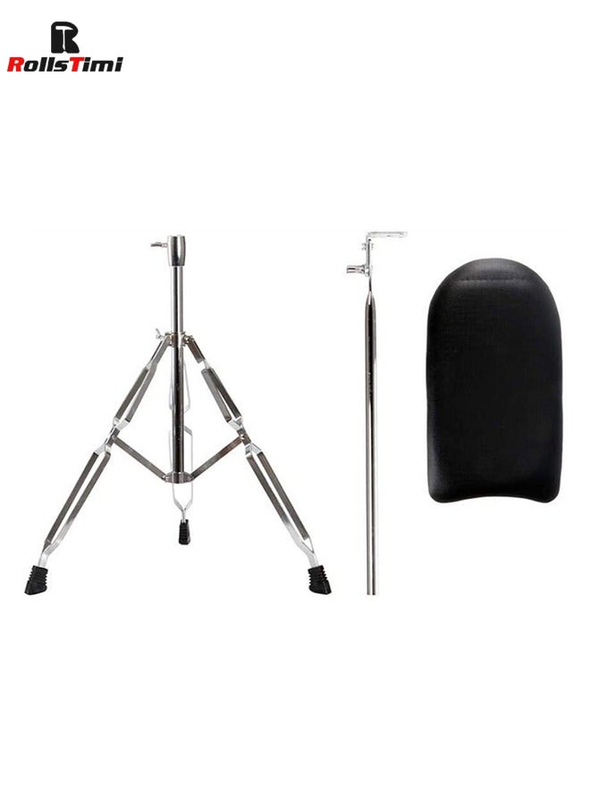 RollsTimi  Tattoo Shelf Bracket Rest Stand Silver/Black - Image 2