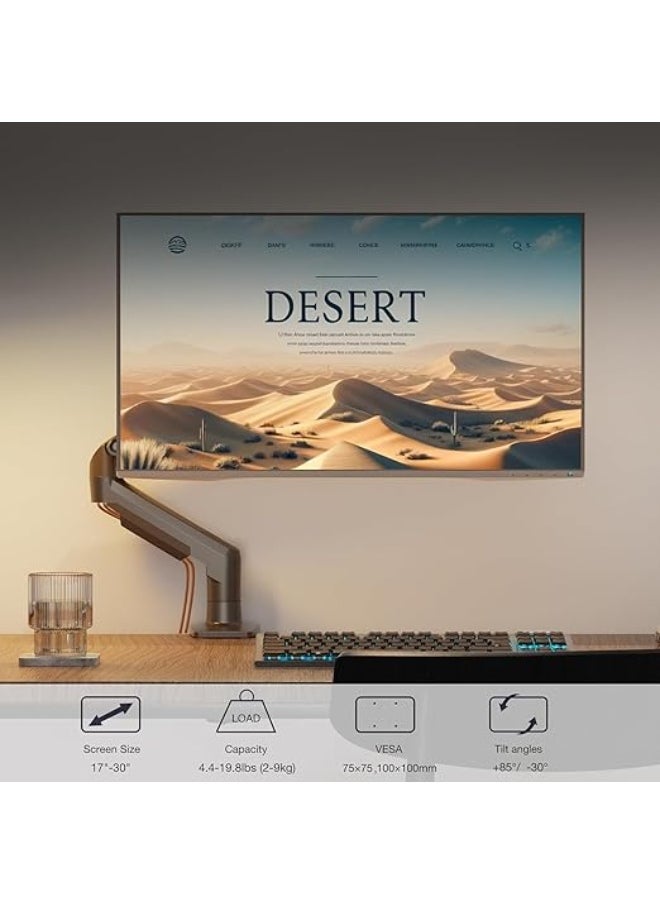 Generic Adjustable Desktop Monitor Stand for 17 to 30 Inch Screens – Model F80  - Image 2