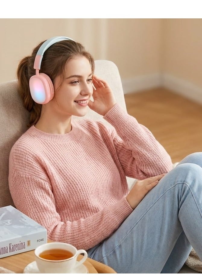 RGB Super Bass B25 Bluetooth Headphones Headset with Multi-Color Lights - Featuring Powerful Bass and Modern Design - Image 2