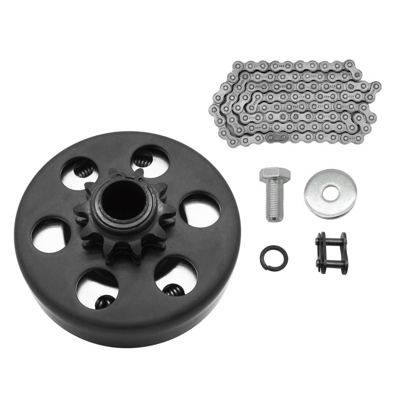 GYMMEDS Go Kart Clutch 3/4" Bore 10 Tooth with #40/41/420 Chain, Centrifugal Clutch for Predator 212, MiniBike, Go Kart, Lawnmower and Honda GC GX 2-6.5HP Engine and Small Engines performance Parts. - Image 1