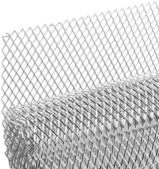 AggAuto 40"x13" Car Grill Mesh - Black Aluminum Alloy Rhombic Hole Bumper Grille Insert, Universal Fit - Image 3
