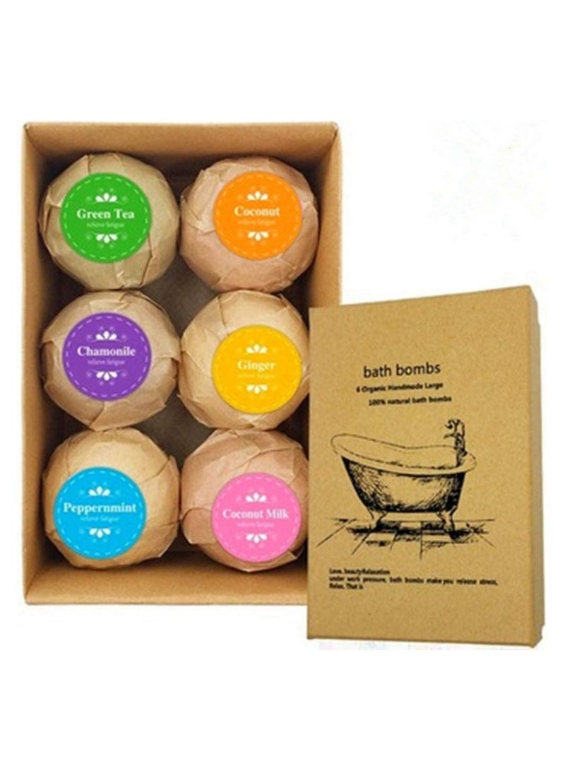 ROSOTENA Bath Bombs Gift Set, Organic & Natural Essential Oil Bath Bombs - Image 2