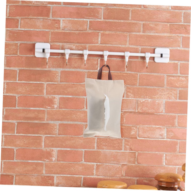 Modern White Tissue Box Cover Easy Install Car Paper Holder - Image 3