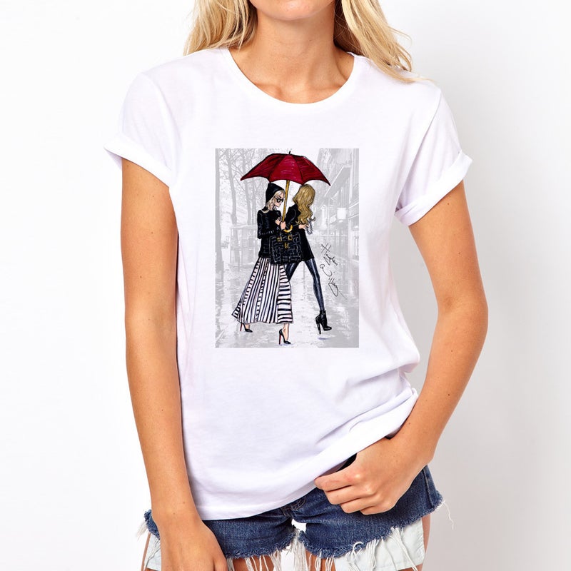 [Day hair] cross-border printing sexy T-shirt 3D big chest supply T-shirt short sleeve women's wear - Image 3