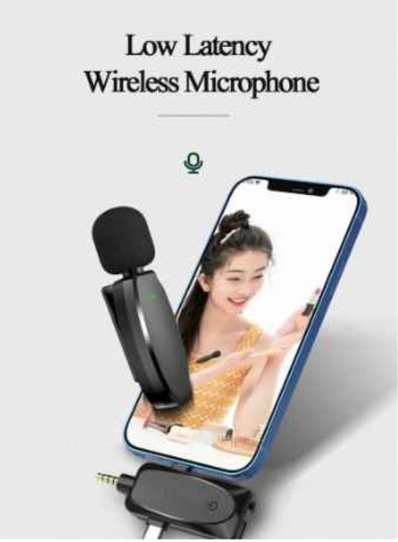 Wireless Lavalier Microphone 3 in 1 For iPhone USB C Plug and Play Intelligent Noise Reduction Mini Mic Live Streaming - Image 3
