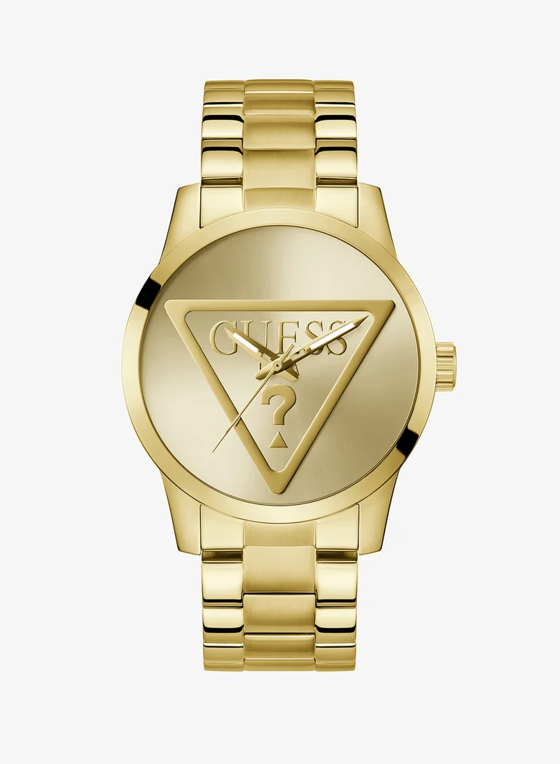 GUESS BADGE Stainless Steel 44 mm Analog Watch