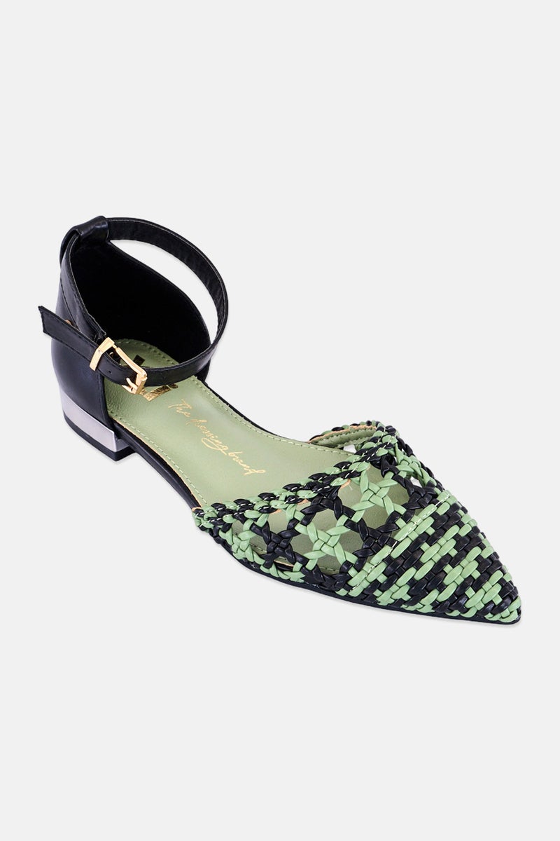 Xti Women Textured Adjustable Buckle Closure Pumps, Multicolor - Image 1