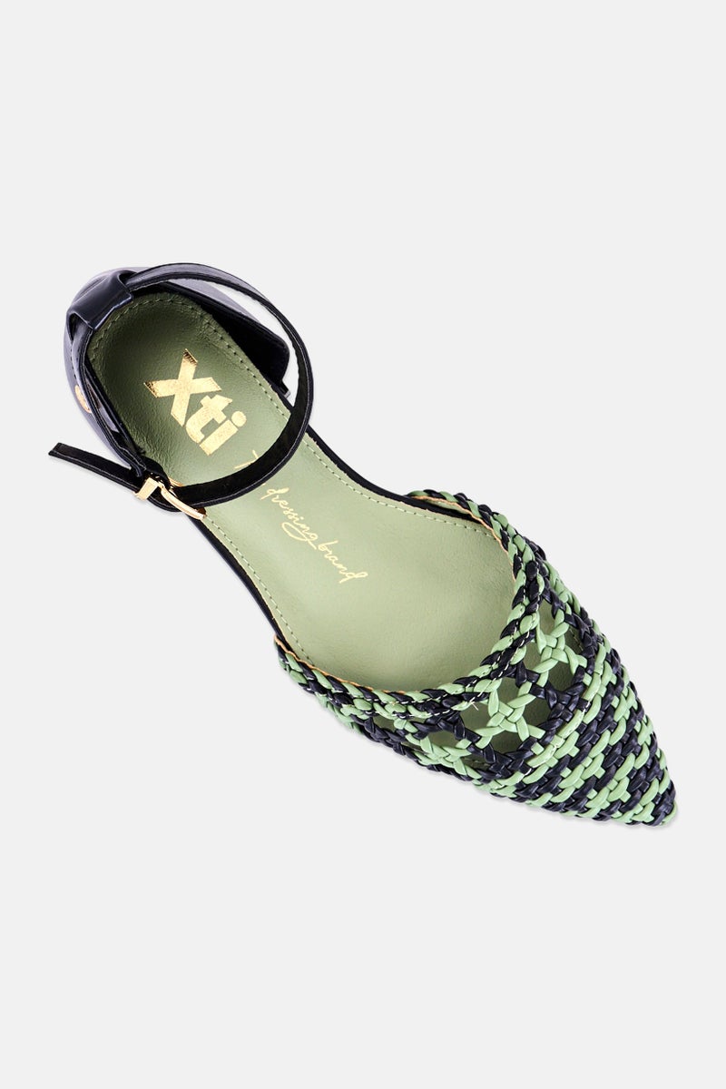 Xti Women Textured Adjustable Buckle Closure Pumps, Multicolor - Image 3