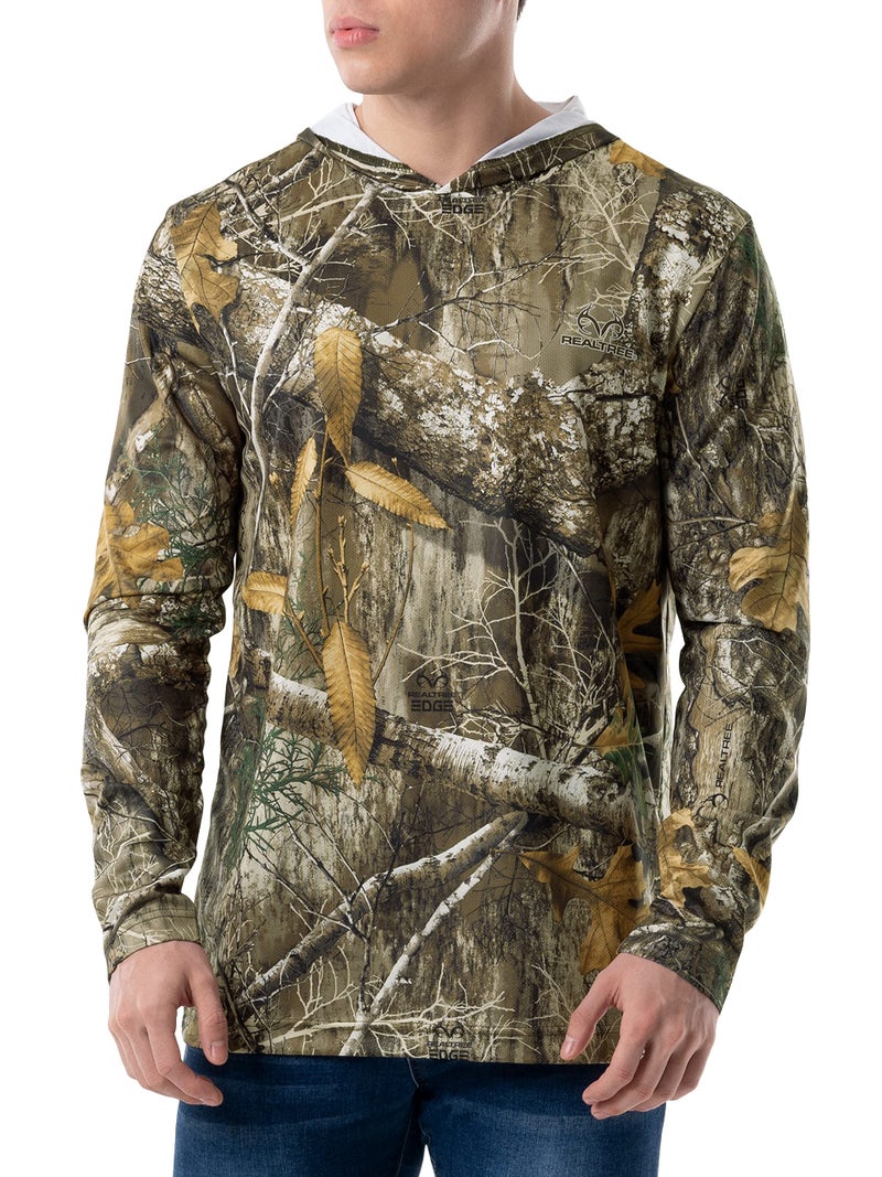 Realtree Men's Performance Pullover Hoodie, Realtree Edge Camo, X-Large - Image 1