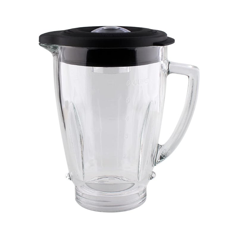 Joyparts joyparts Joyparts Replacement Parts Glass Jar with lid Compatible with Oster Pro 1200 Blender Clear 