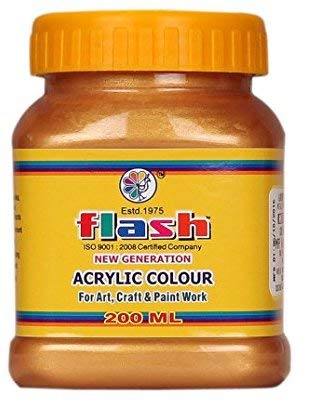 Flash Metallic Color (American Gold, 200ml). - Image 4