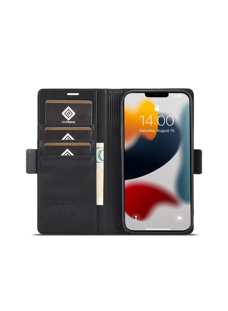 Suteni Flip Cover Protective Leather Case for iPhone - Image 2