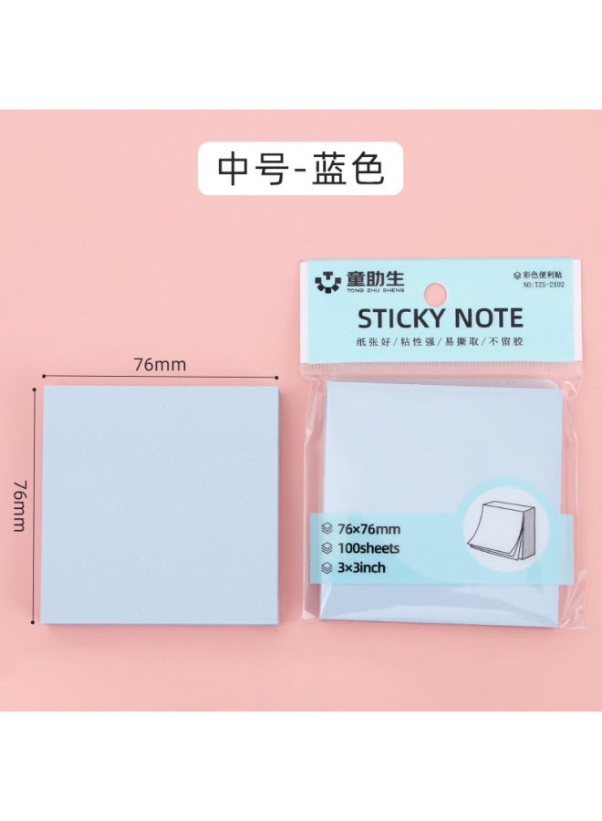 HELPS Morandi Colorful Sticky Notes Customized Colorful Student Stationery Message Note Stickers Office Can Be Pasted Hand-tearable Note Paper - Image 1