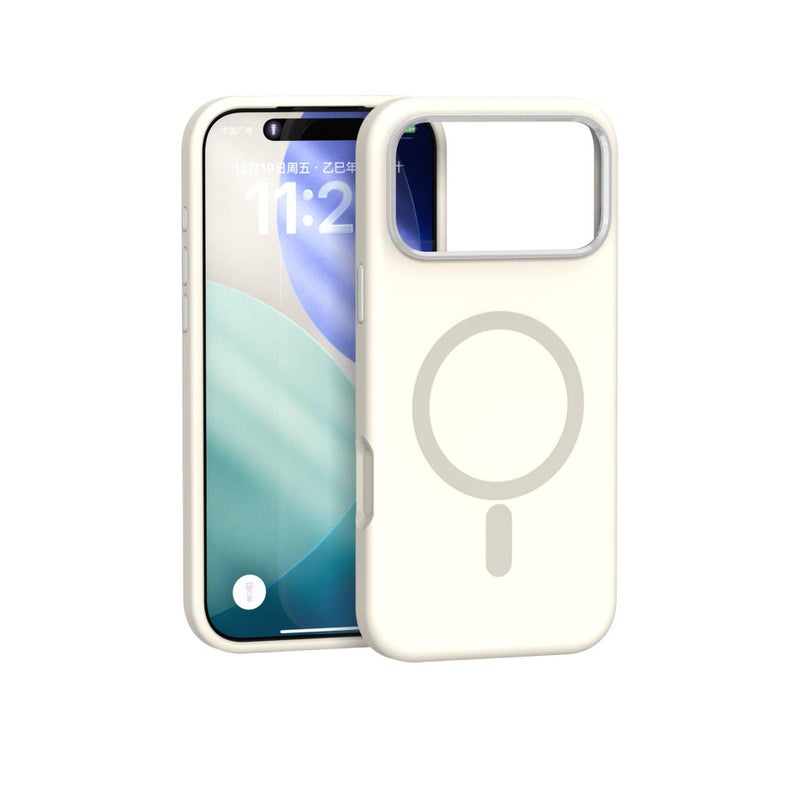 MagSafe Case, Antique White, Shockproof Cover for iPhone 11 - Image 1