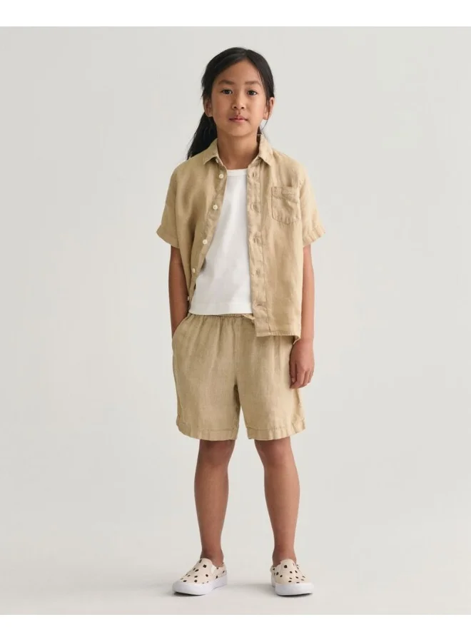 غانت Gant Kids Linen Shorts