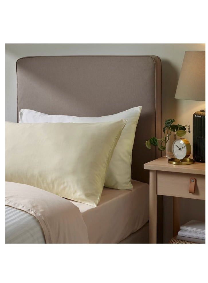 BYFT Orchard Exclusive (Cream) Pillow Cover (Set of 1 Pc)  Cotton percale Weave, Soft and Luxurious, High Quality Bed linen -180 TC  - Image 1