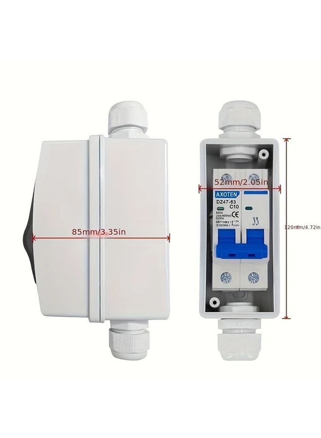 15A DC Circuit Breaker for Photovoltaic Solar Systems 10 63A Dual Protection - Image 4