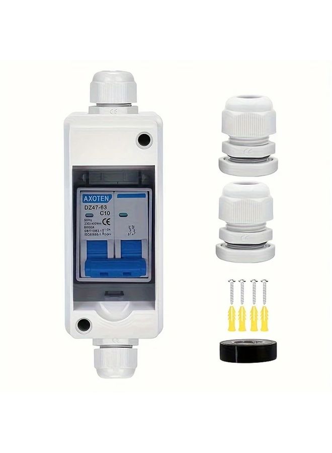 15A DC Circuit Breaker for Photovoltaic Solar Systems 10 63A Dual Protection - Image 1