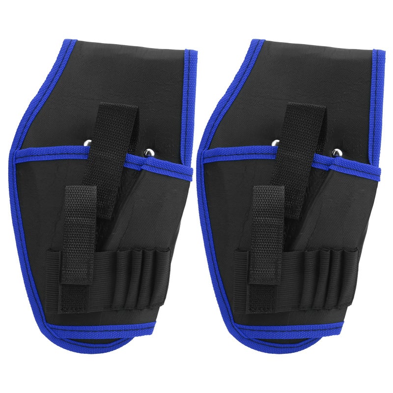 Cordless Drill Holster: 4-Layer Waterproof High-Density Polyester, Wear-Resistant - Adjustable Quick-Release Belt, Multiple Storage Pockets Drill Tool Belt Pouch for Electricians, Construction Workers - Image 1
